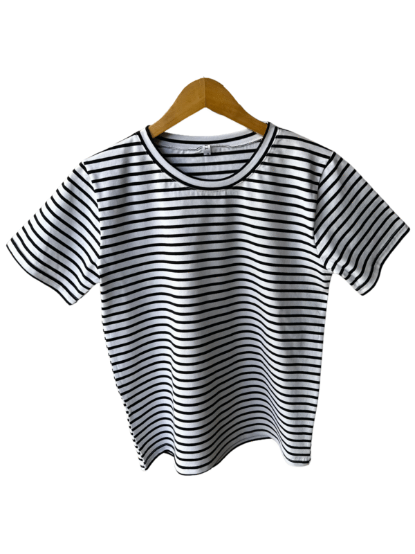 Remera Rayada Algodón Redondo - Imagen 2