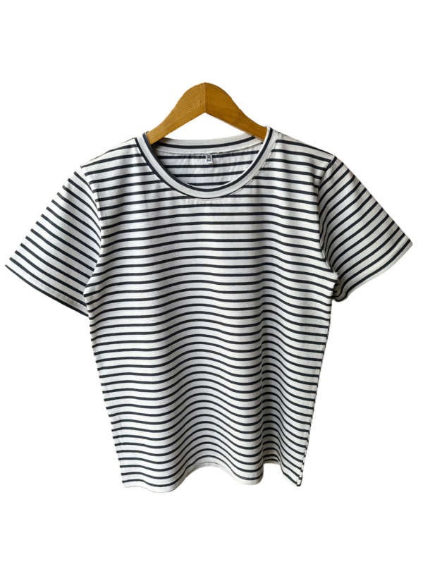 Remera Rayada Algodón Redondo - Imagen 7